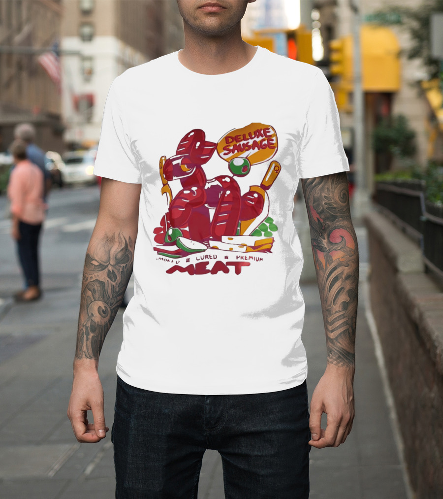 Deluxe Sausage Cured Premium Meat T-Shirt
