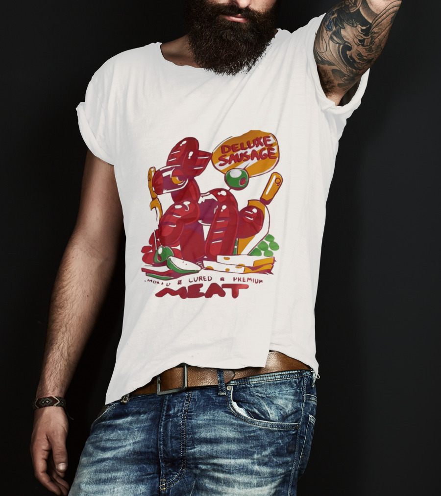 Deluxe Sausage Cured Premium Meat T-Shirt