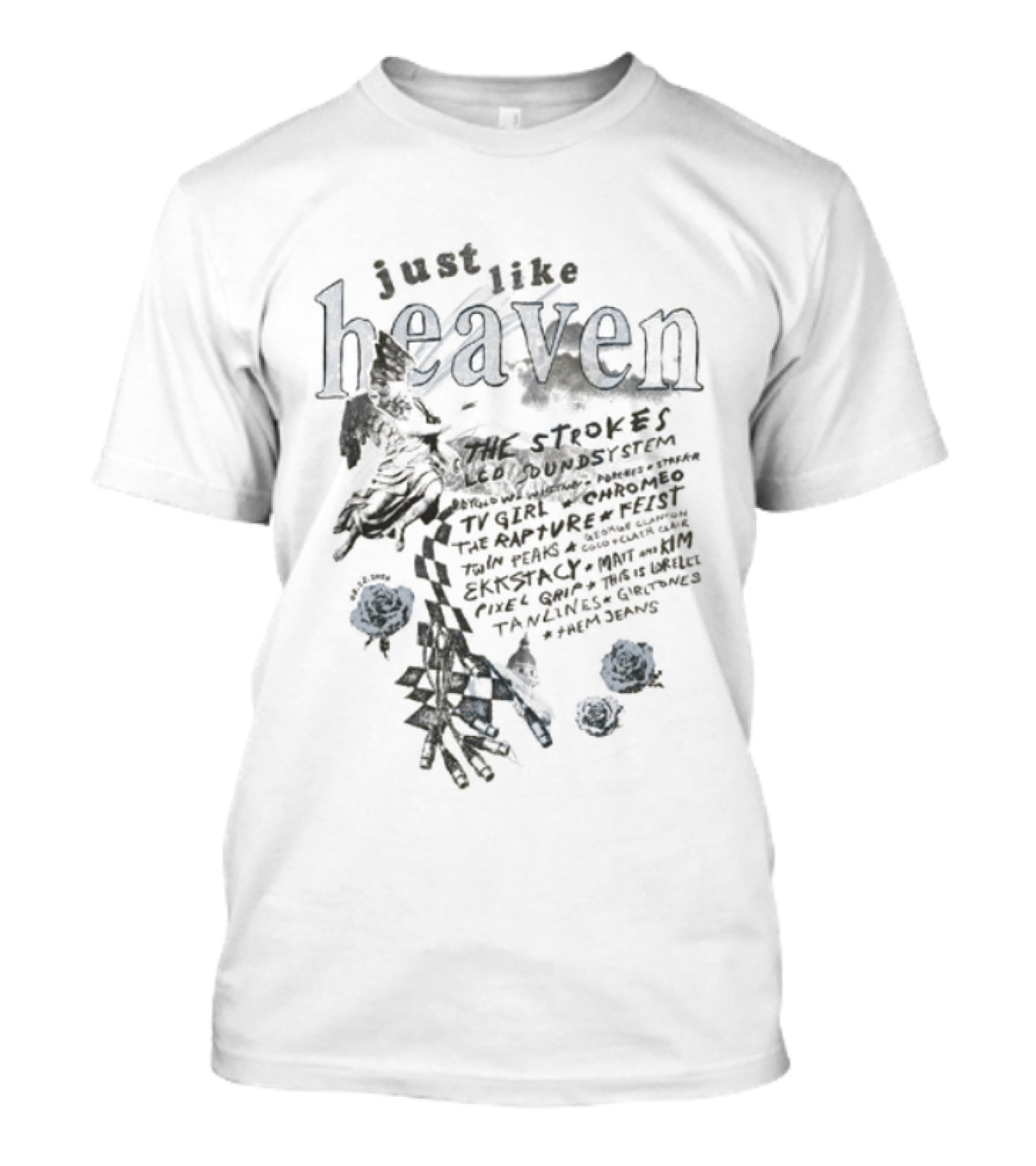 Just Like Heaven Festival Roses 2026 Lineup And Floral T-Shirt