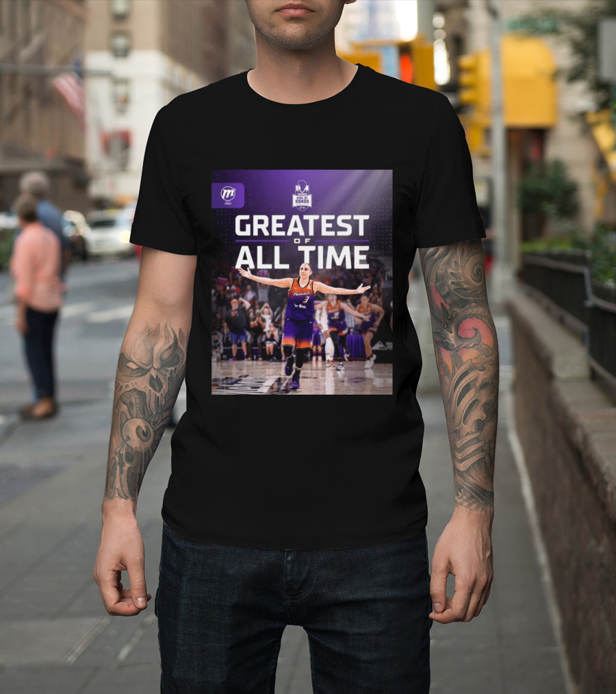 Diana Taurasi Phoenix Mercury Ring Of Honor Greatest Of All Time T-Shirt