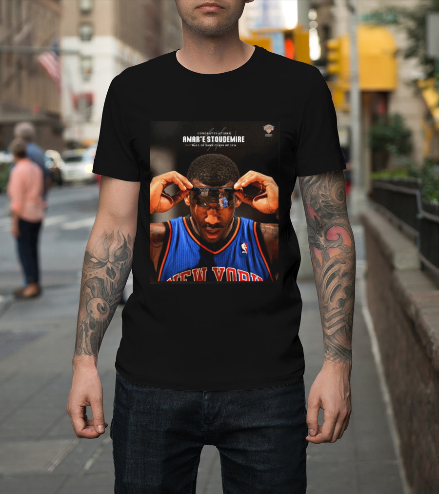 Congratulations Amar'e Stoudemire New York Knicks Hall Of Fame Class Of 2026 T-Shirt