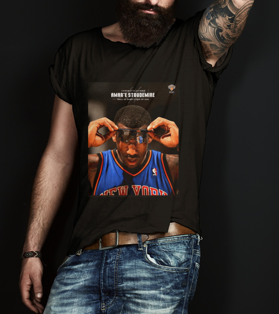 Congratulations Amar'e Stoudemire New York Knicks Hall Of Fame Class Of 2026 T-Shirt