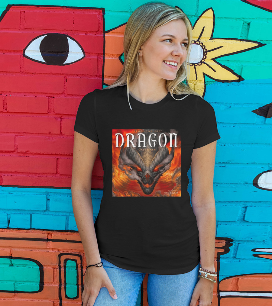 Llewellyn's 2027 Dragon Calendar Illustrated By Firat Solhan T-Shirt