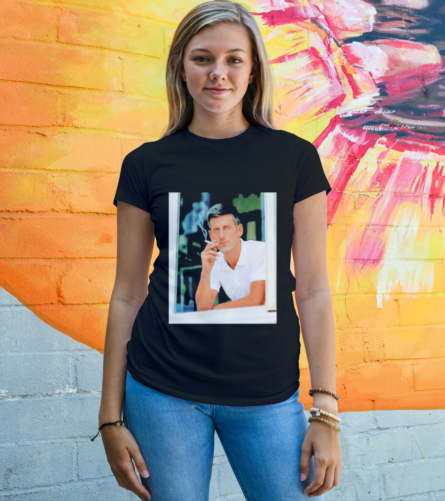 Novak Djokovic Smoking Tennis ATP Champion T-Shirt
