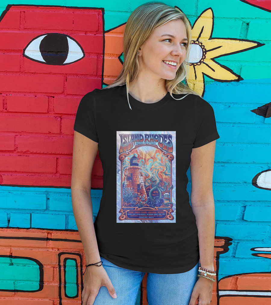 Island Rhodes Music Festival 2026 Centreville Bank Stadium Sublime Slightly Stoopid Rebelution The Roots August 15 16 Limited T-Shirt