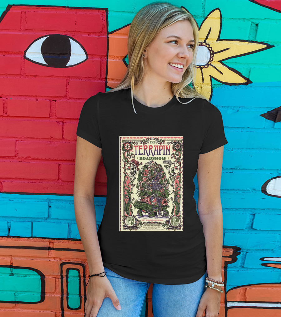 Terrapin Roadshow August 15 16 2026 Salty Gebhardt Amphitheater Truckee California T-Shirt