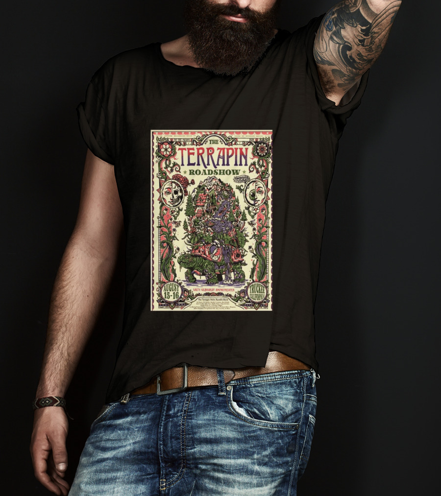 Terrapin Roadshow August 15 16 2026 Salty Gebhardt Amphitheater Truckee California T-Shirt