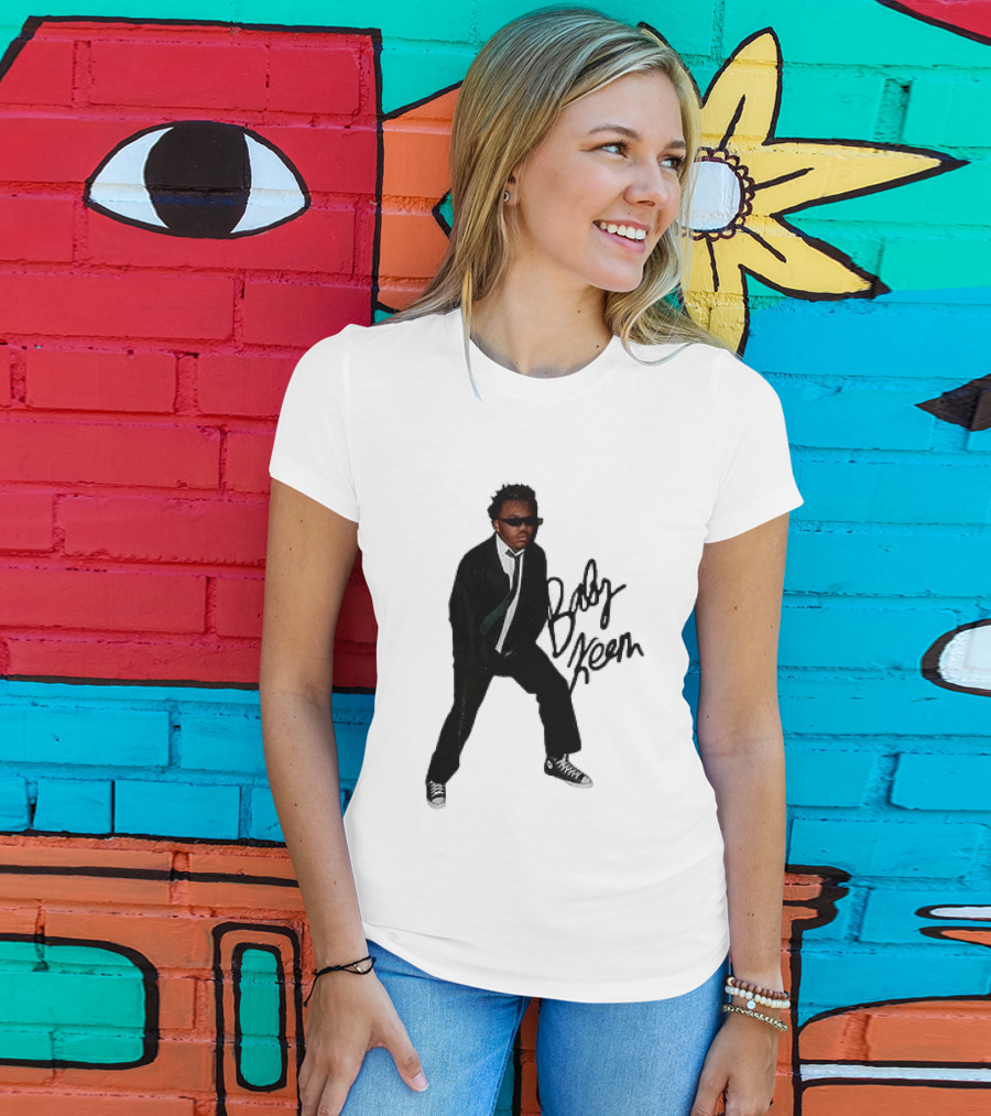 PgLang Baby Keem Cool Pose Sunglasses Suit Sneakers T-Shirt