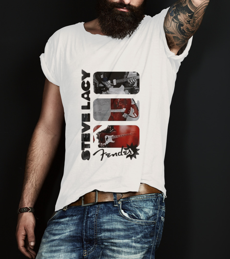 Steve Lacy Fender Oh Yeah Tour Guitar T-Shirt
