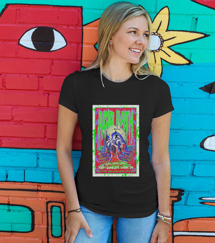 Acid Bath Special Guests Yob Summoner's Enigma Tour August 29 2026 Crystal Ballroom Portland Oregon T-Shirt