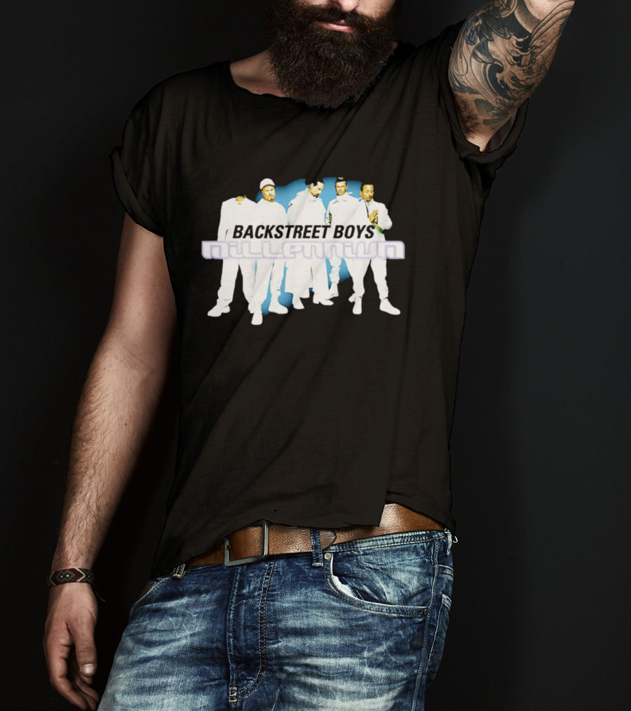 Backstreet Boys Millennium 90s Pop Boy Band Iconic Album Cover T-Shirt