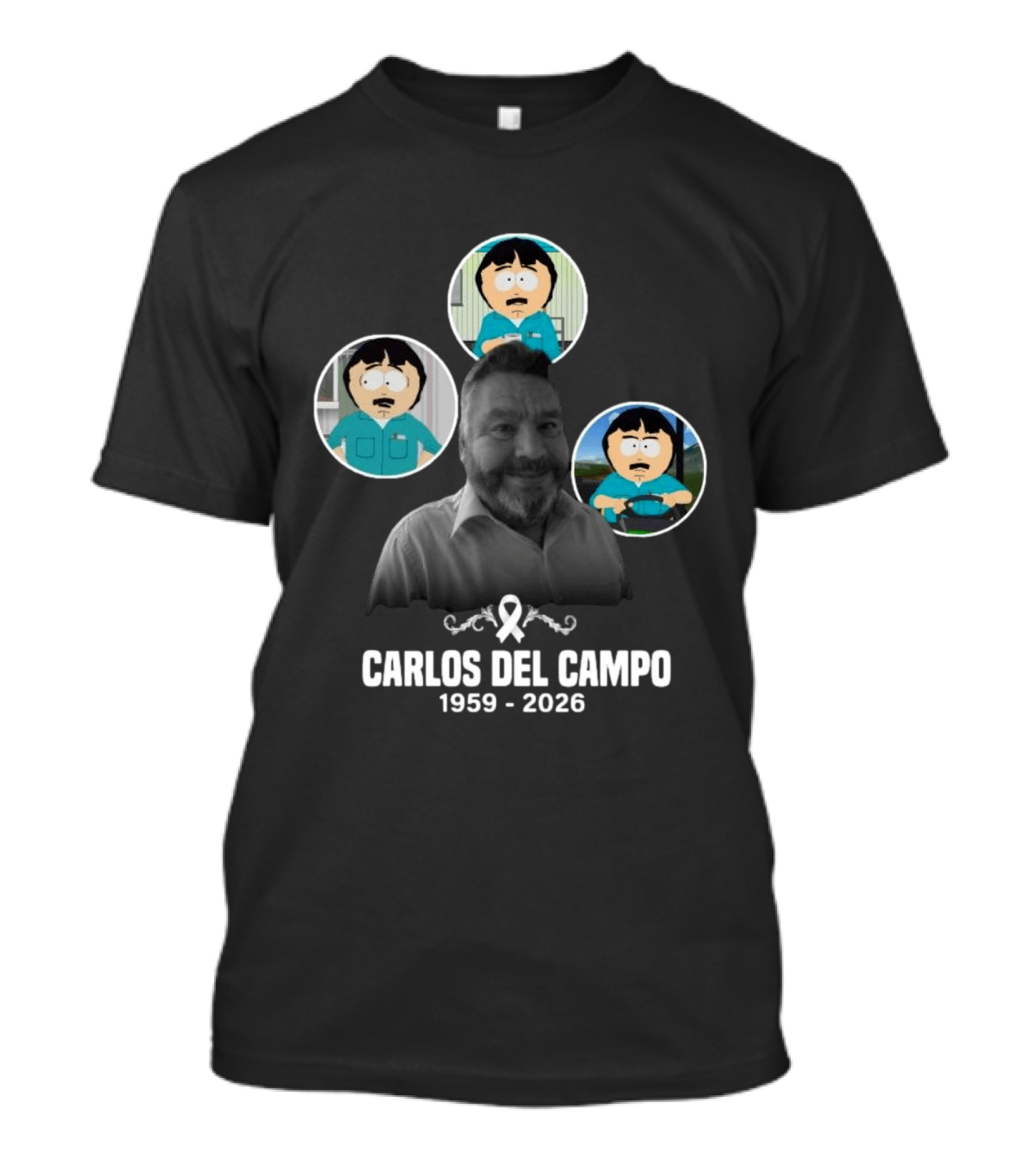 CARLOS DEL CAMPO 1959 2026 South Park Character Collection T-Shirt
