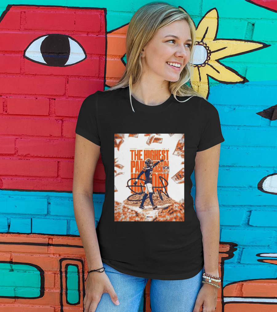 Devon Witherspoon NFL The Highest Paid Cornerback In History T-Shirt