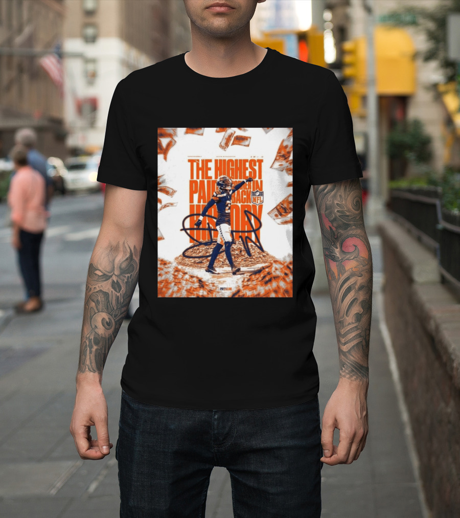 Devon Witherspoon NFL The Highest Paid Cornerback In History T-Shirt
