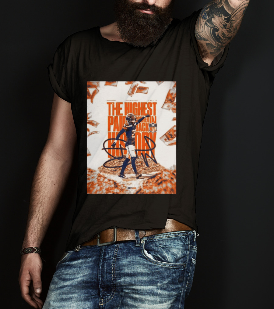 Devon Witherspoon NFL The Highest Paid Cornerback In History T-Shirt