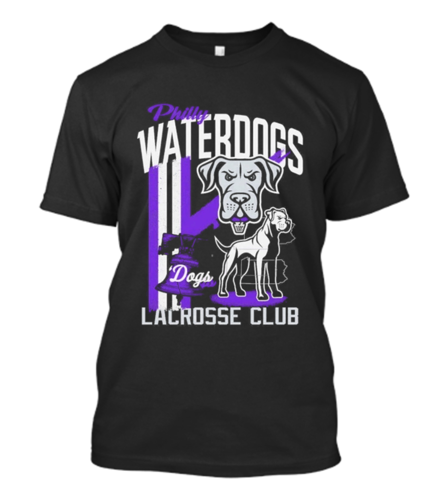 Philly Waterdogs Lacrosse Club Dogs Philadelphia T-Shirt