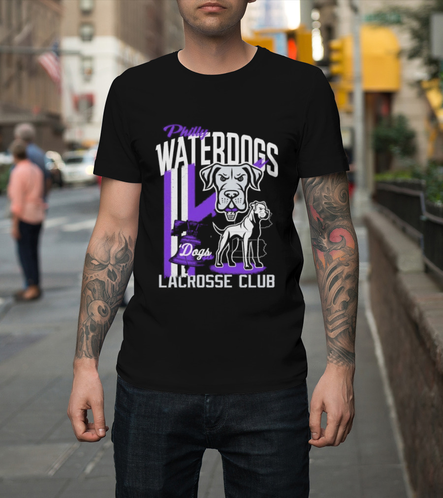 Philly Waterdogs Lacrosse Club Dogs Philadelphia T-Shirt