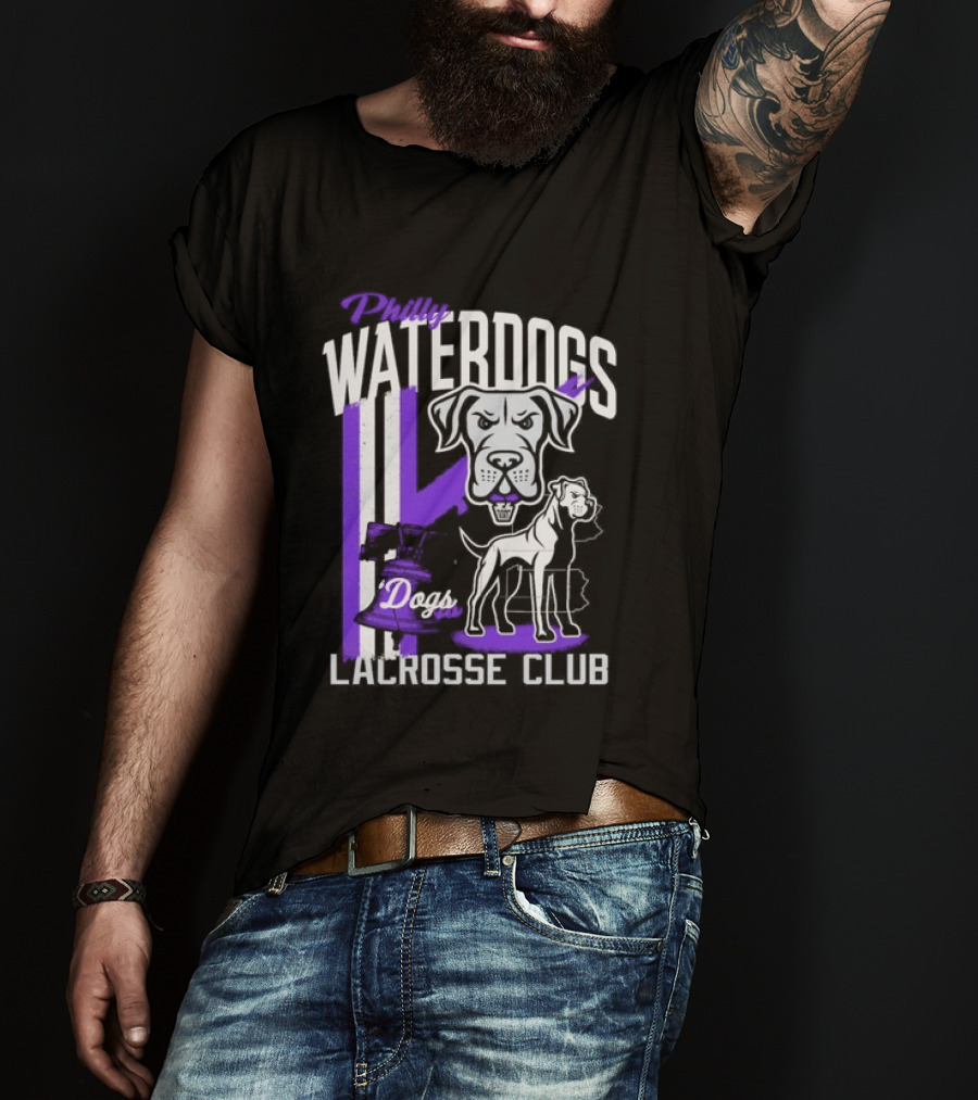 Philly Waterdogs Lacrosse Club Dogs Philadelphia T-Shirt