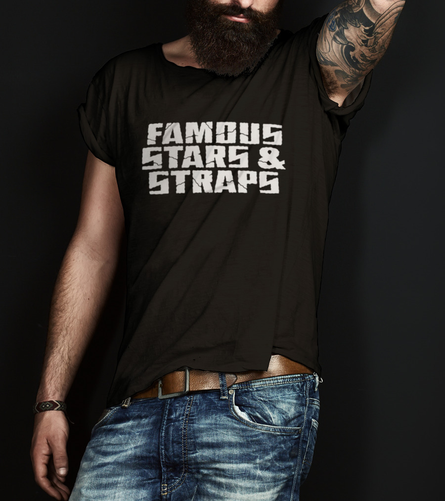 Famous Stars And Straps Giant Block Cap T-Shirt
