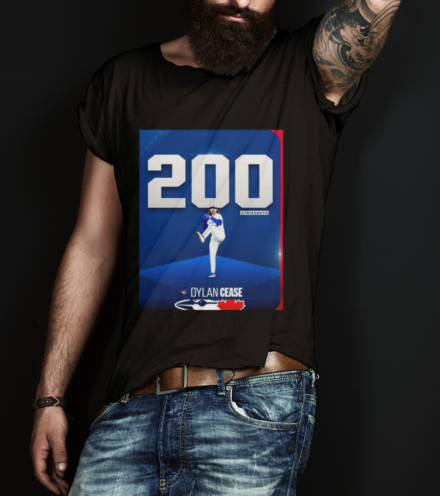 Dylan Cease 200 Strikeouts Baseball Pitcher T-Shirt