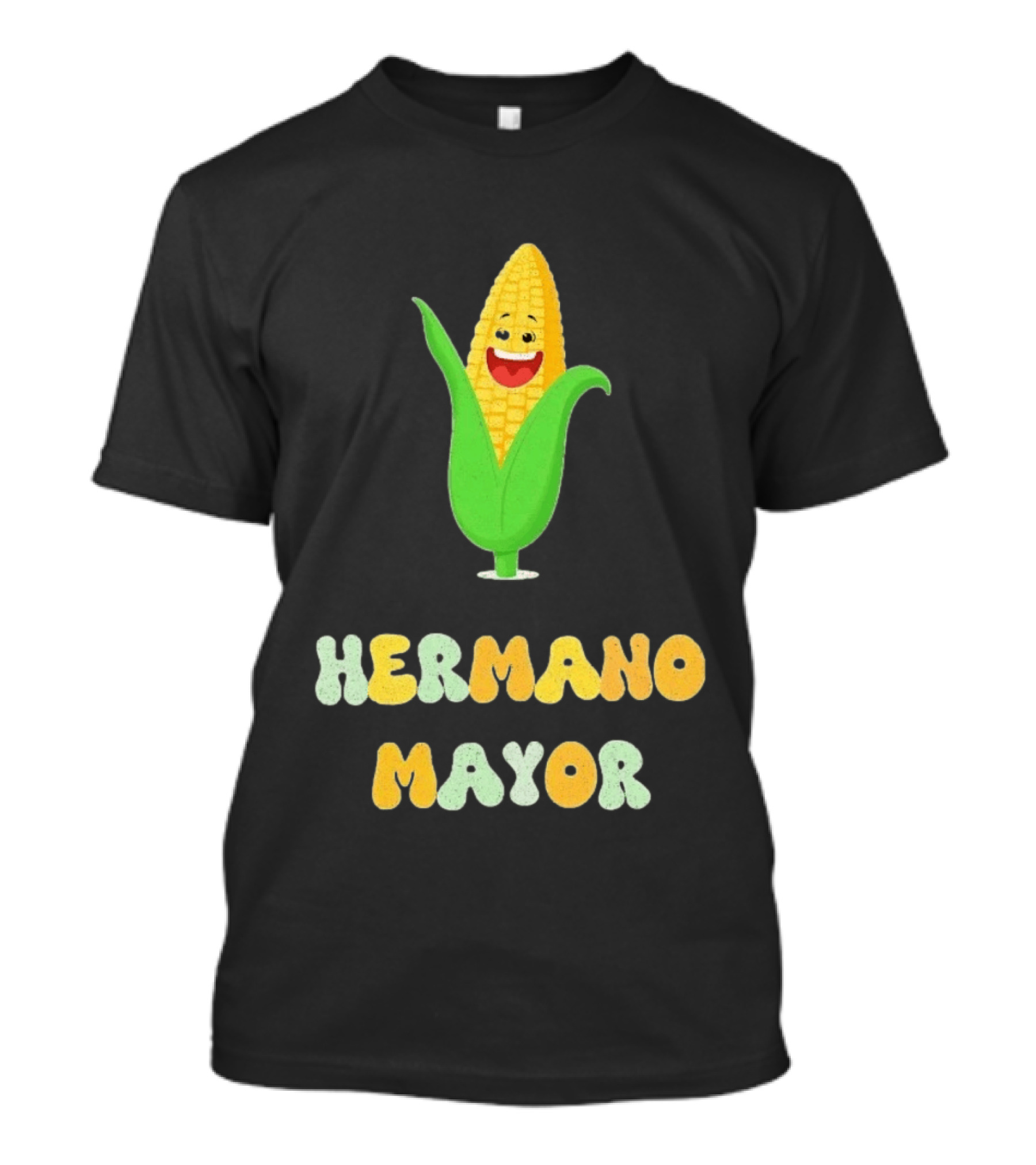Hermano Mayor Corn With Smiling Vegetable Face T-Shirt