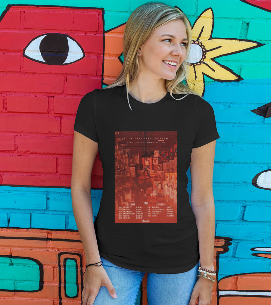 Kyle Falconer The View Lovely Night Of Terror Album Tour 2026 October November Scotland Dates T-Shirt