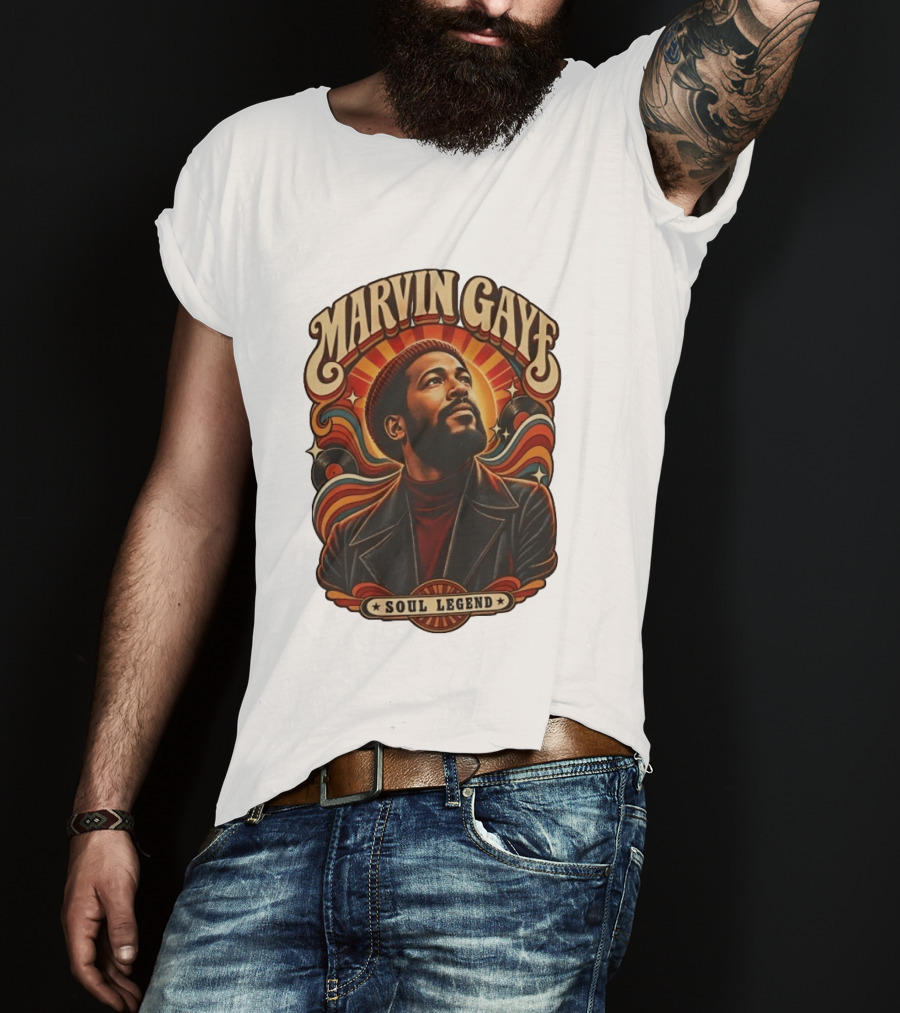 Marvin Gaye Soul Legend Motown T-Shirt