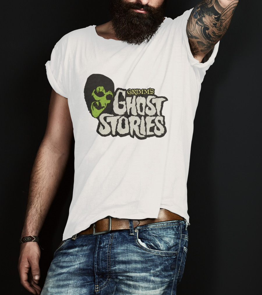 Grimm's Ghost Stories Spooky Horror Green Face T-Shirt