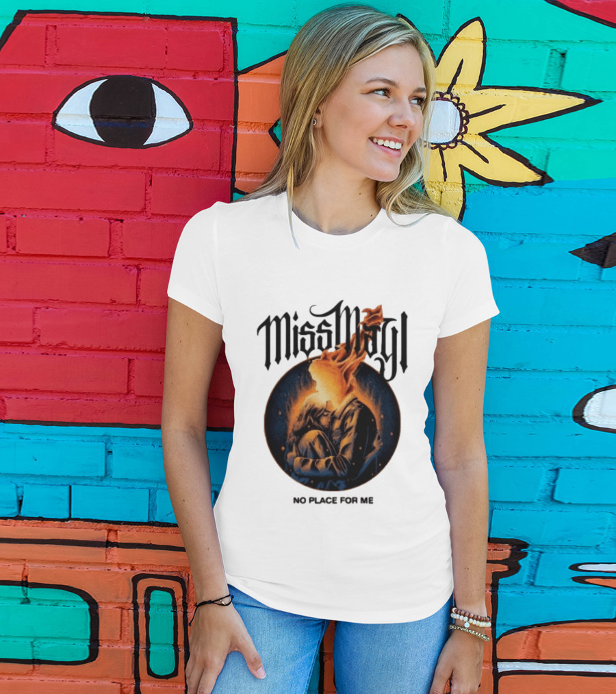 Miss May I No Place For Me Solid State Records Store White Black Ringer T-Shirt