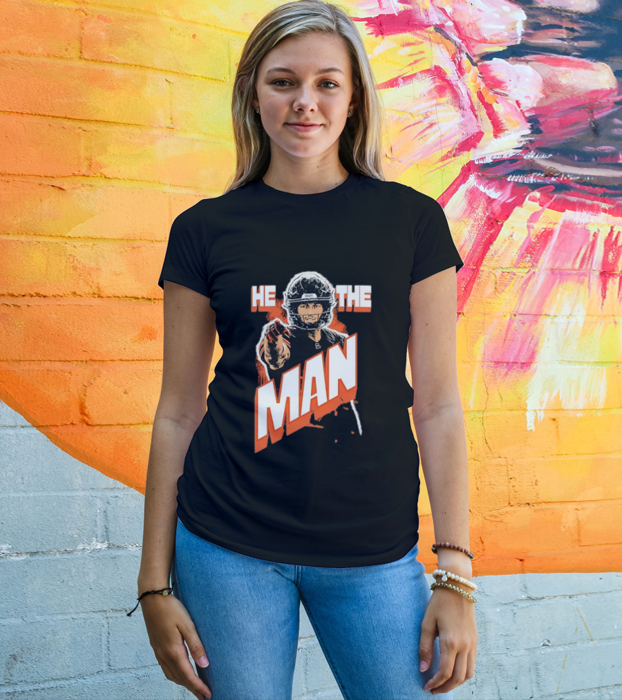 Caleb Williams He The Man Chicago Bears Fan T-Shirt