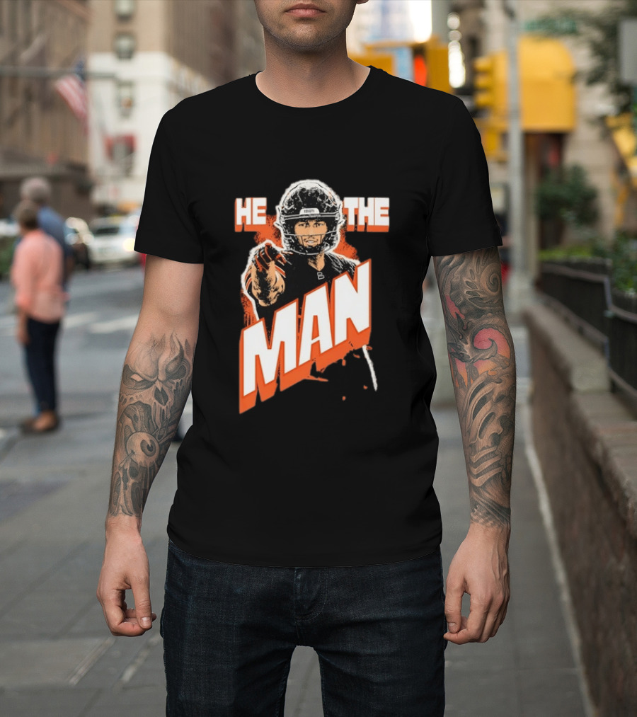 Caleb Williams He The Man Chicago Bears Fan T-Shirt