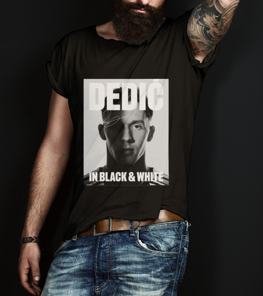 Dedić In Black & White Monochrome T-Shirt