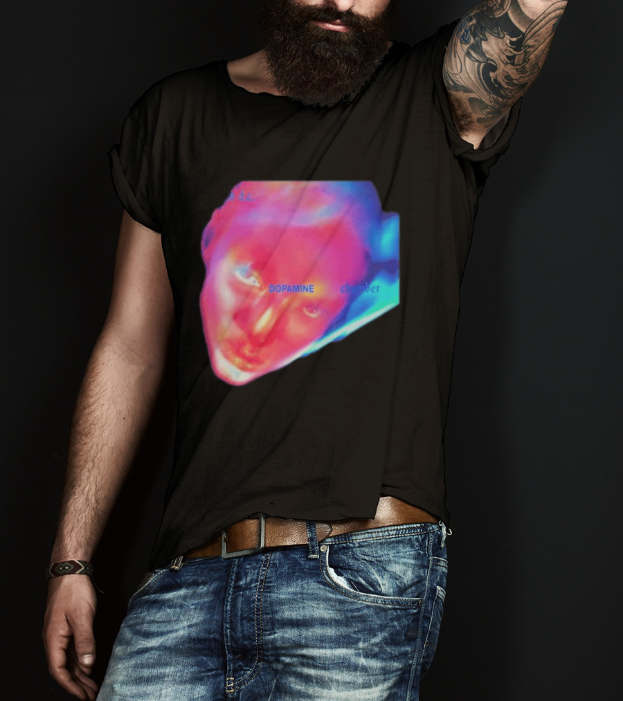 Fontaines D.C. Dopamine Chamber Album Cover Art Face T-Shirt