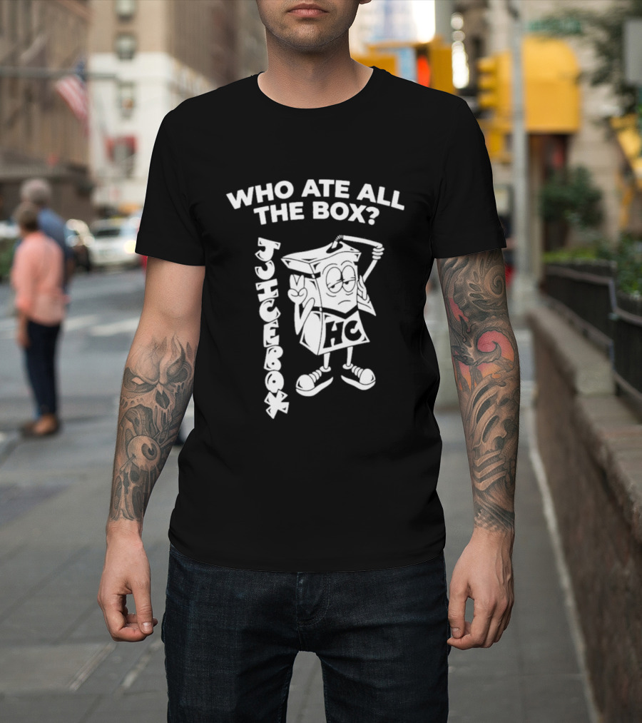 Who Ate All The Box Hockey Character HC Blocky T-Shirt
