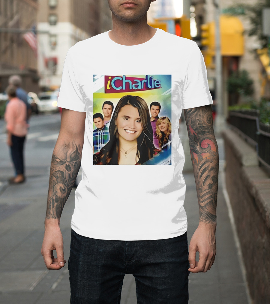 ICharlie Pop Culture Cast Television Show Iconic Faces T-Shirt