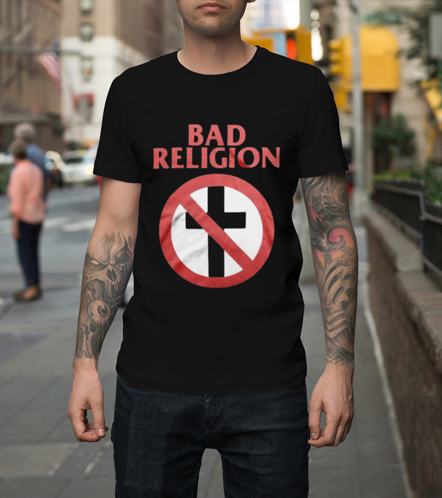 Bad Religion Crossbuster Black T-Shirt