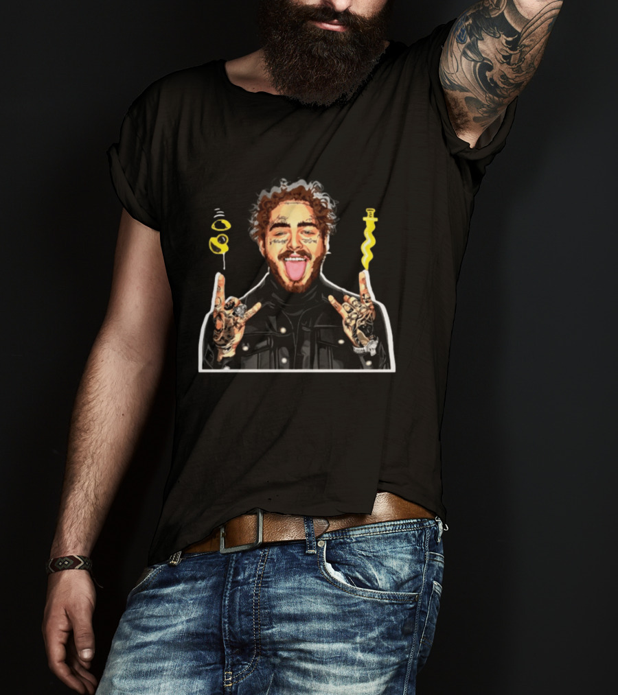 Nomad Clothing Store Sunflower Acid Wash Oversized Iconic Musician Fan T-Shirt