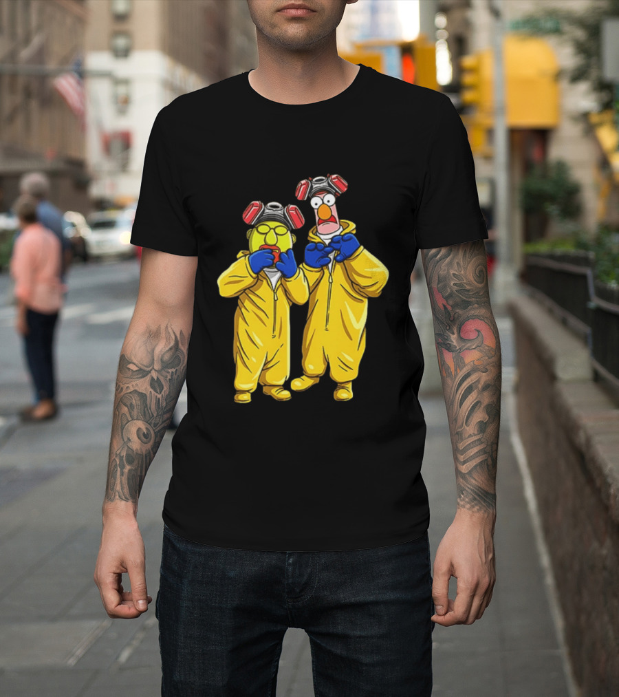 Dr Bunsen Honeydew Beaker Breaking Bad The Muppets Yellow Hazmat Suit T-Shirt