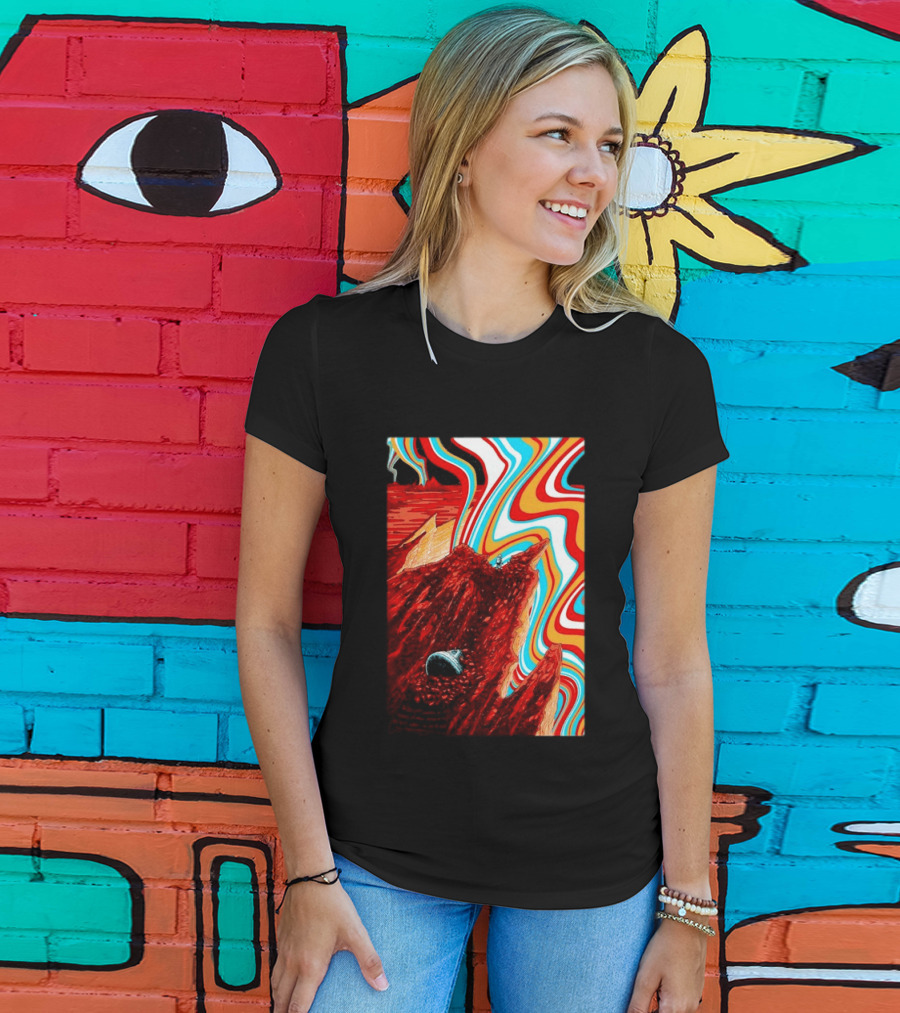 Gov't Mule Livingston MT August 18 2026 Event Psychedelic Swirls Alien Landscape T-Shirt