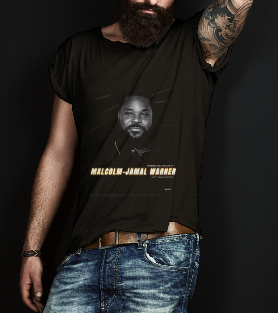 Remembering The Life Of Malcolm Jamal Warner Happy Heavenly Birthday T-Shirt