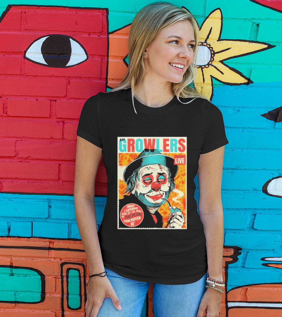 Los Growlers Live Concert At The Pearl Vancouver BC Two Nights September 25 26 2026 T-Shirt
