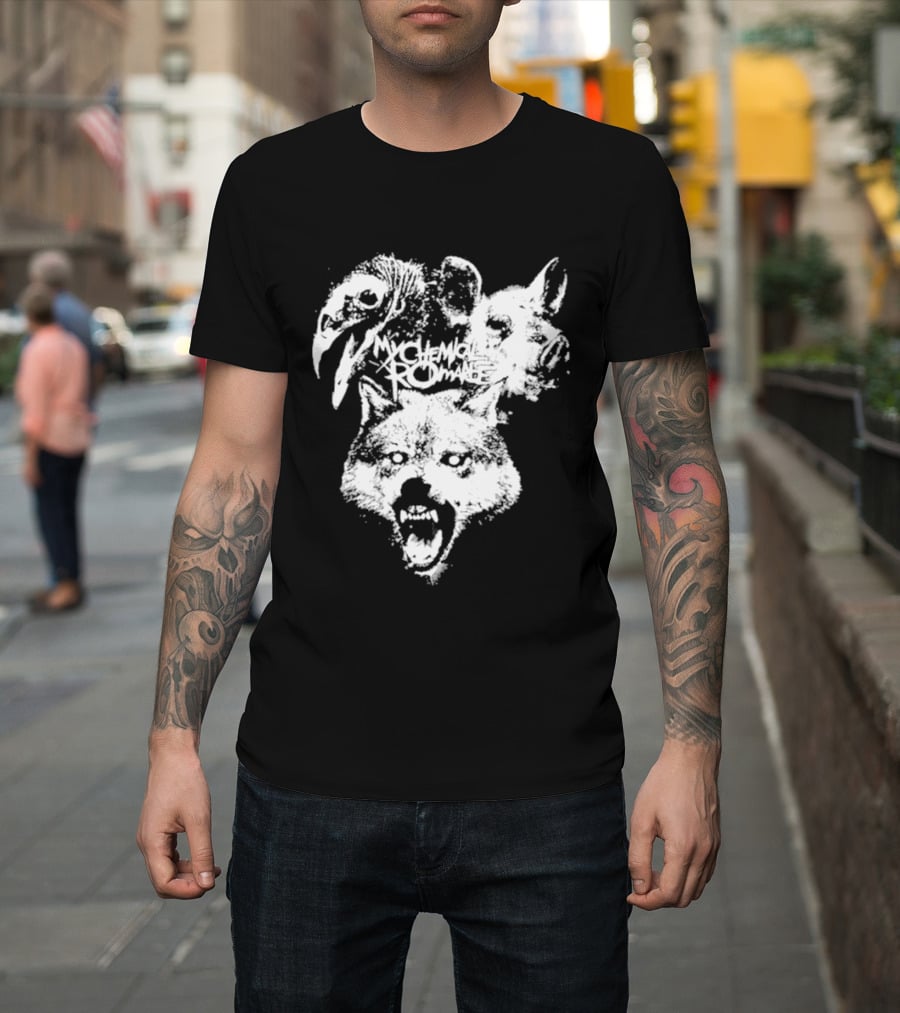 Washington DC 08.18.2026 My Chemical Romance Wolf And Birds T-Shirt