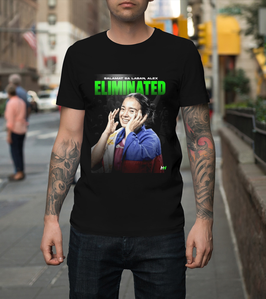 Salamat Sa Laban Alex Eala Eliminated T-Shirt