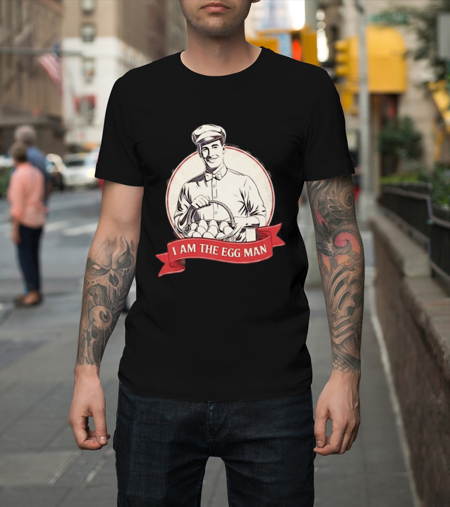 I Am The Egg Man Vintage Style Lyrics Reference T-Shirt