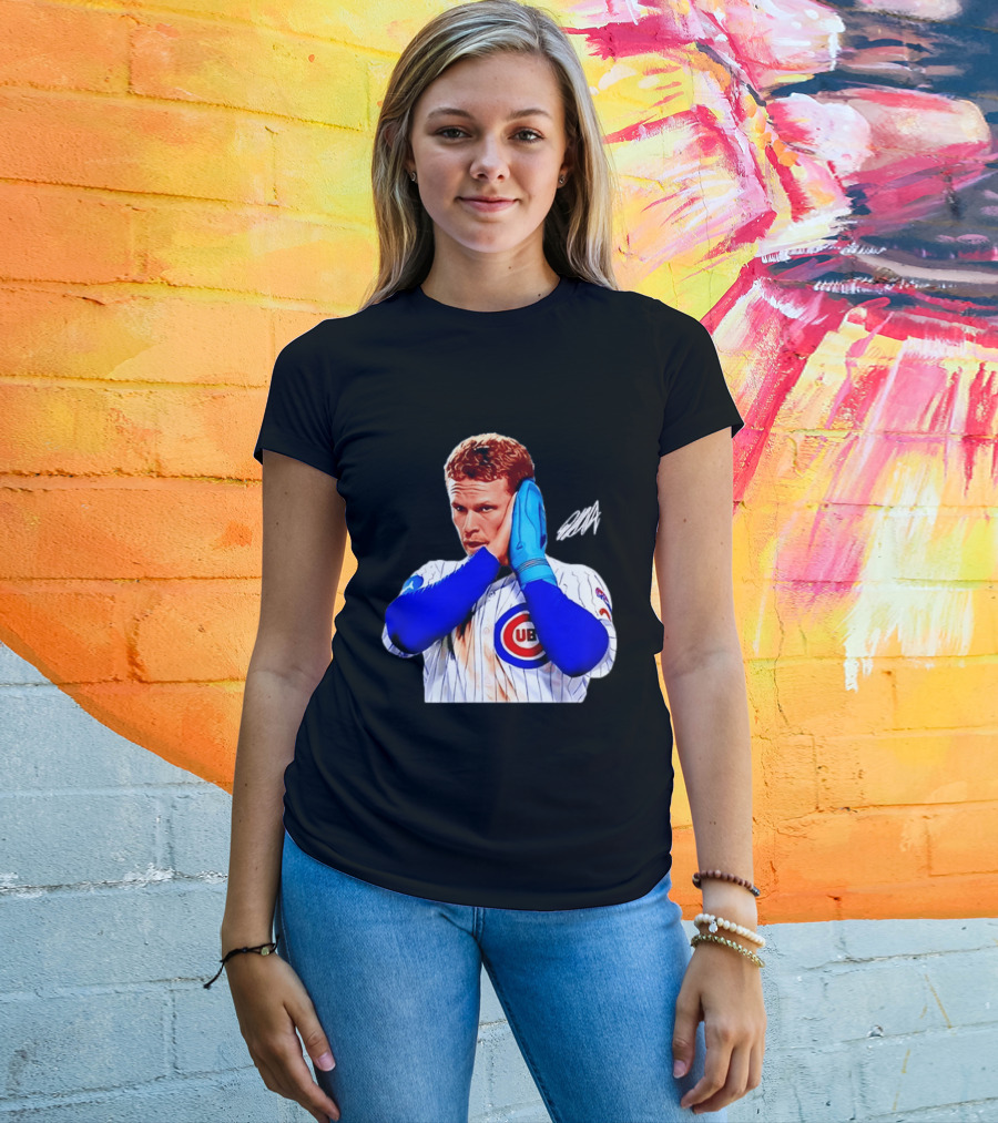 Ian Happ Chicago Cubs MLB Baseball Player With Cubs T-Shirt