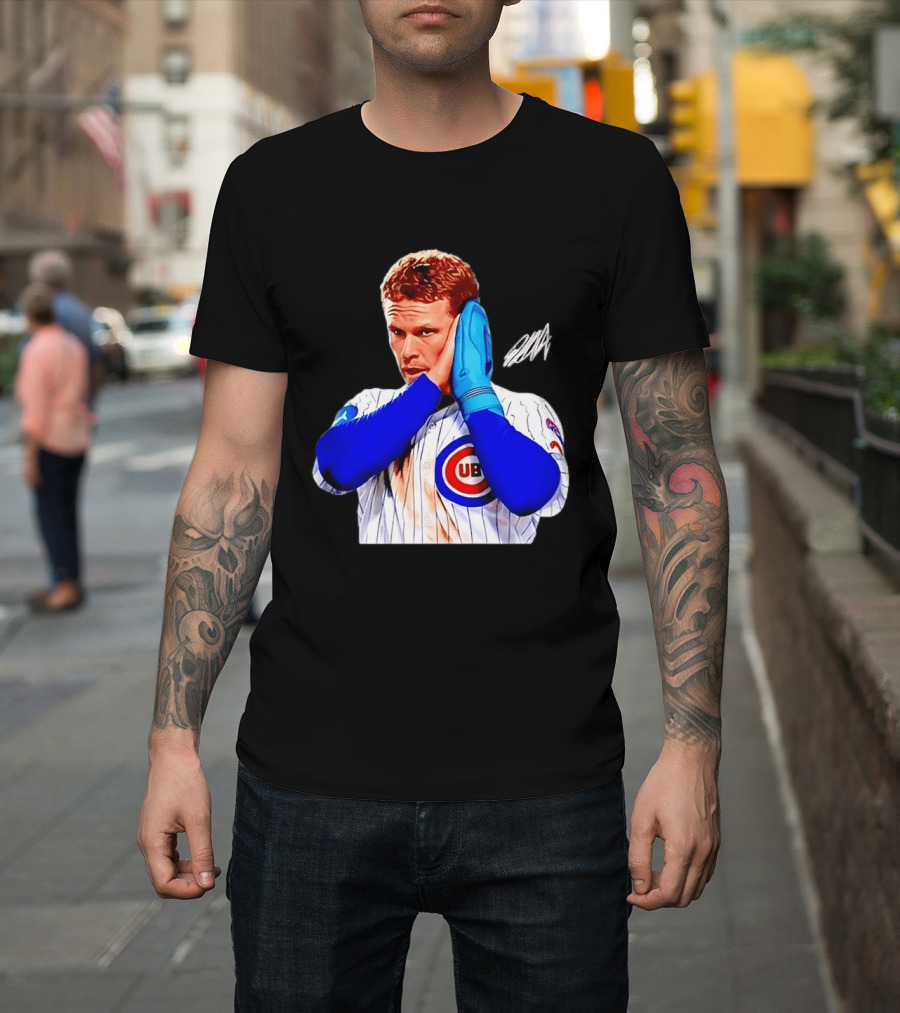Ian Happ Chicago Cubs MLB Baseball Player With Cubs T-Shirt
