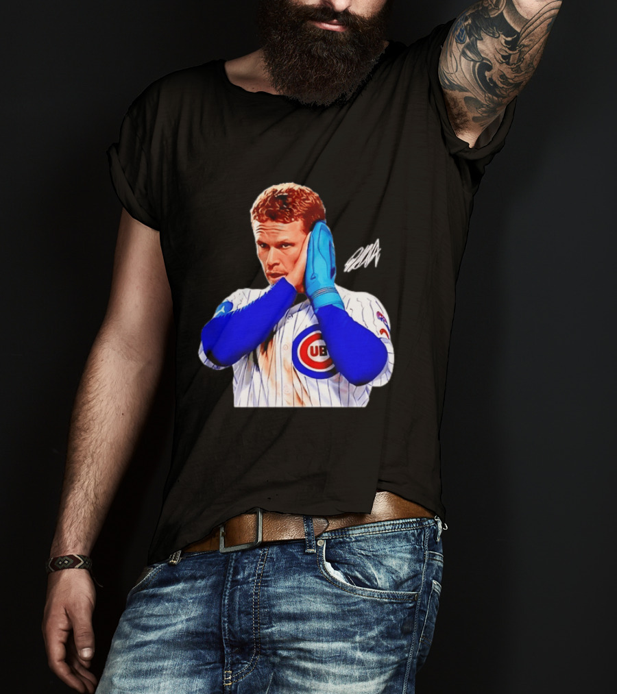 Ian Happ Chicago Cubs MLB Baseball Player With Cubs T-Shirt