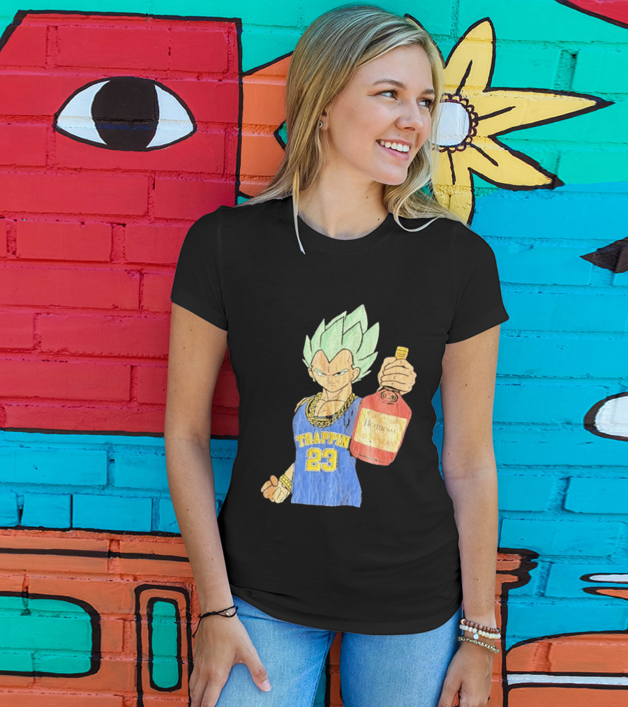 Vegeta Trappin 23 Hennessy Dragon Ball Z T-Shirt