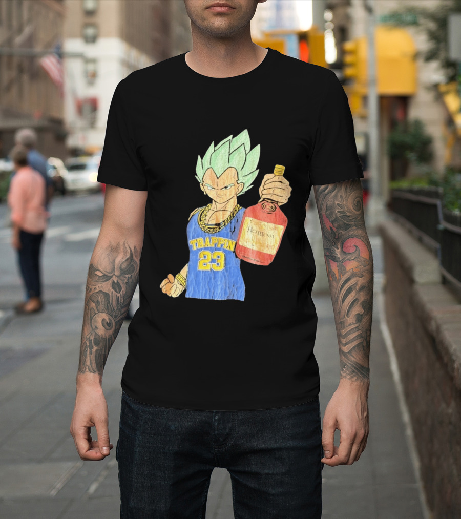 Vegeta Trappin 23 Hennessy Dragon Ball Z T-Shirt