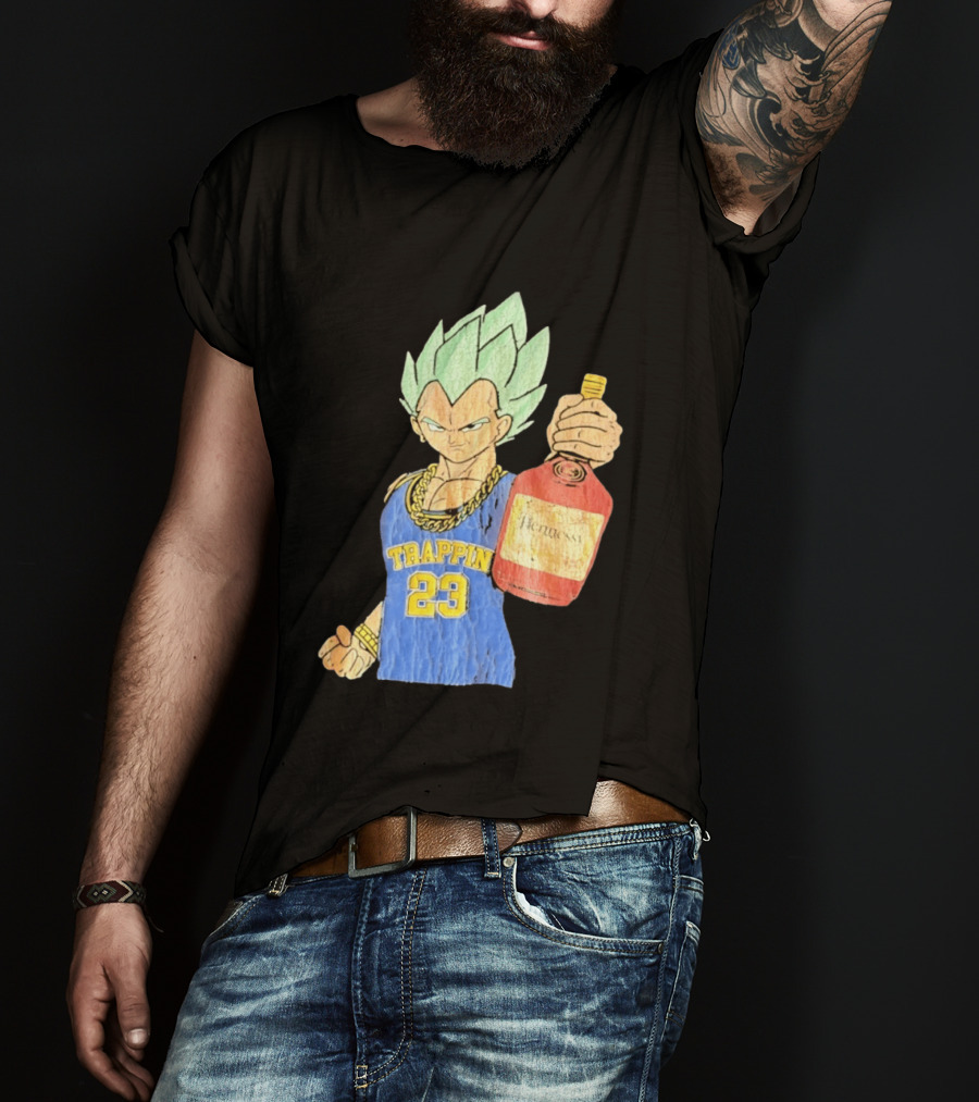 Vegeta Trappin 23 Hennessy Dragon Ball Z T-Shirt